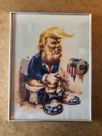 4) Trump op toilet 31x41